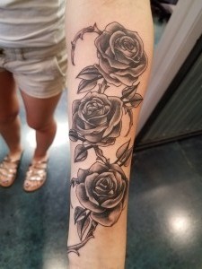 Black and Grey Roses